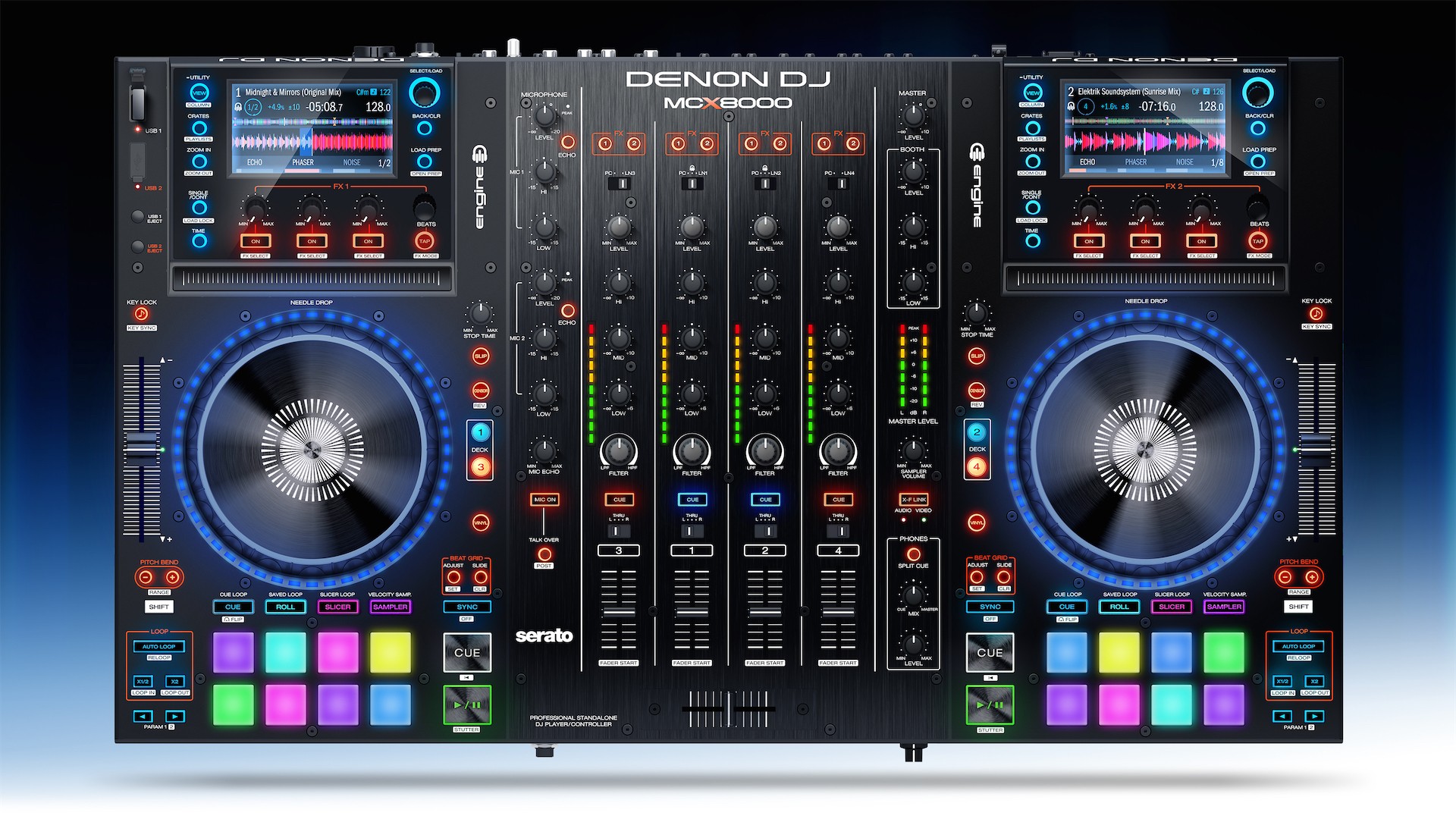 Denon DJ MCX8000【※訳あり】 Denon DJ MCX8000 - profesjonalny odtwarzacz i kontroler dla